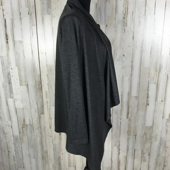 Bobeau Cardigan Poncho Shawl Single Button Cover - Picture 5 of 6